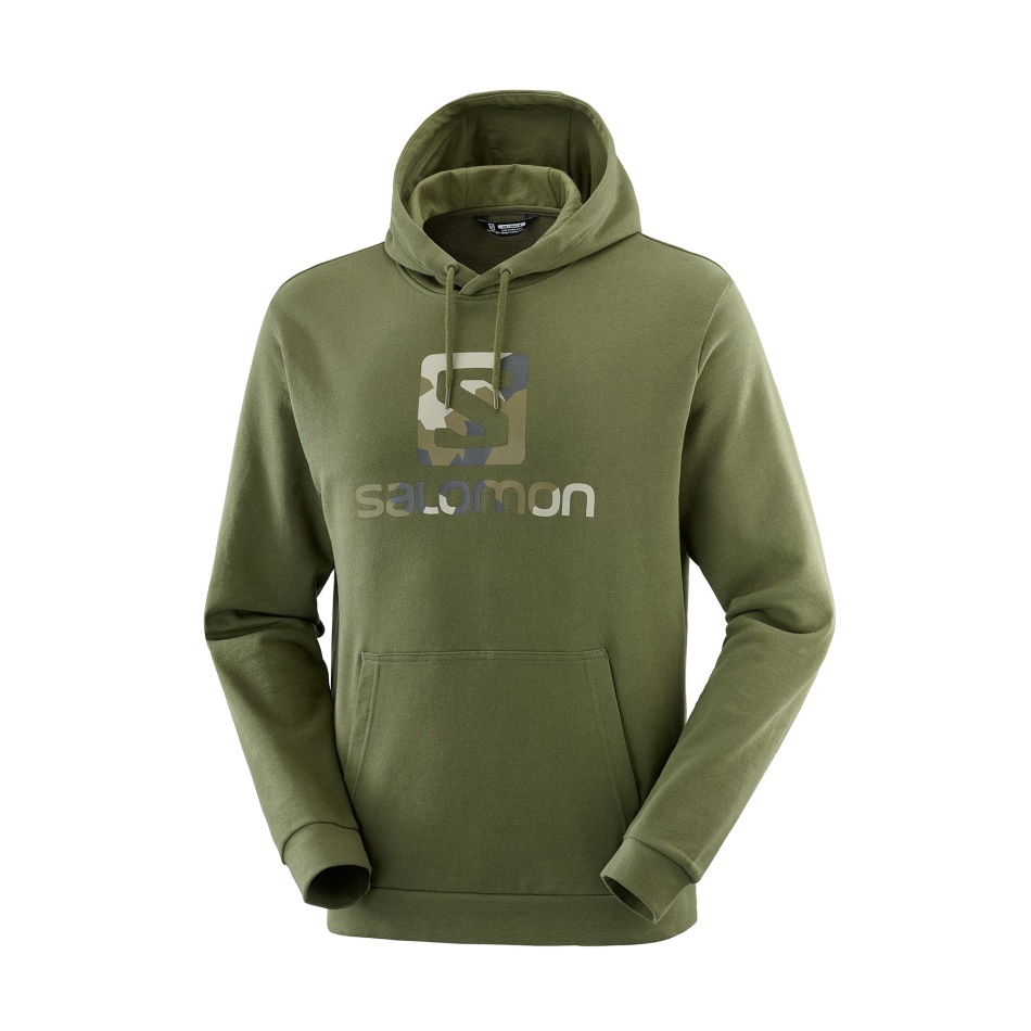 Salomon Outlife Pulover Hoody Unisex Aura Oranžna