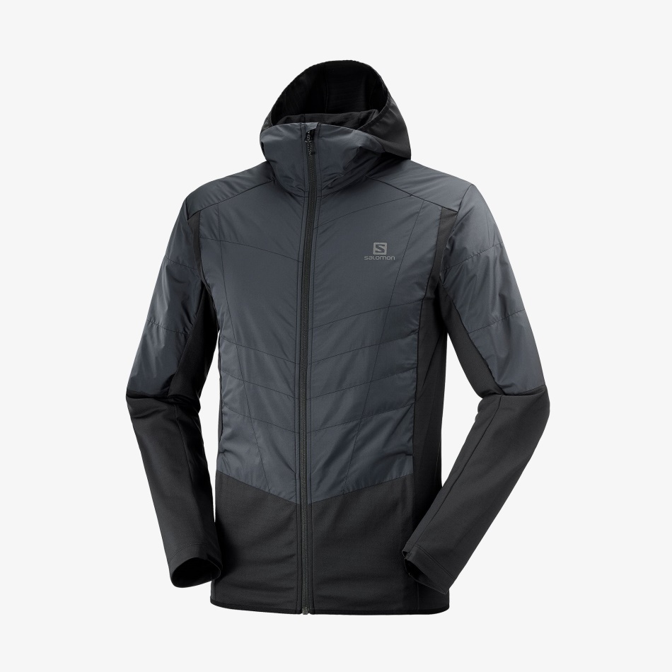 Salomon Outline All Season Hybrid Midlayer M Black