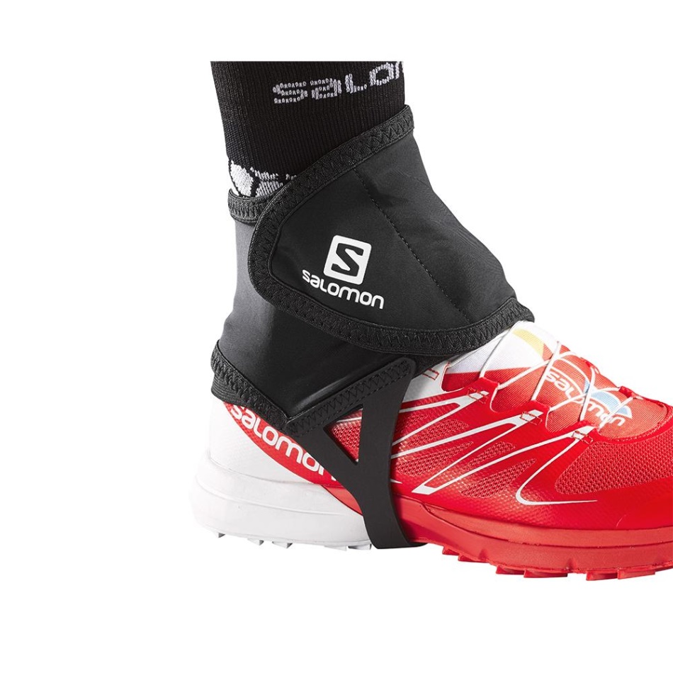 Salomon Unisex Trail Gamaše Nizke črne