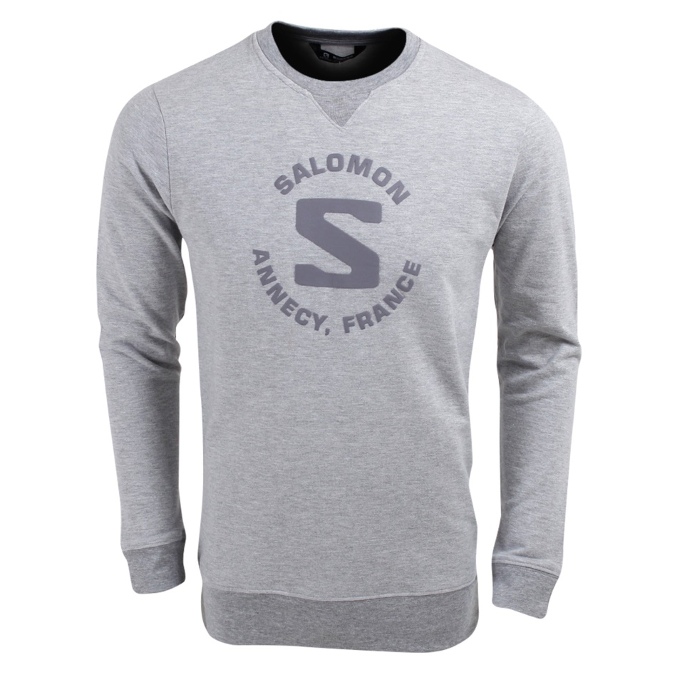 Pulover Salomon World M Sivo Melanž
